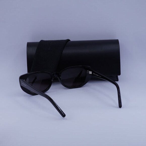Saint Laurent SL316 BETTY 001 Cat Eye Sunglasses - Black/Grey main image 5